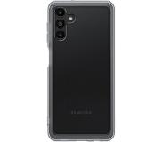 Samsung Soft Clear Cover kestävä kotelo geelikehyksellä ja vahvistetulla takaosalla Samsung Galaxy A13 5G musta (EF-QA136TBEGWW)