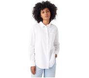Wrangler Oxford Long Sleeve Shirt Valkoinen S Nainen