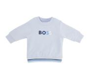 Hugo Boss Baby sweatshirt in stretch cotton with multi-coloured logo