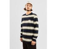 Coal Uniform Stripe Pitkähihainen T-paita anthracite grey green Koko L
