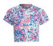 Adidas Tr-es Aop Short Sleeve T-shirt Sininen 11-12 Years
