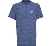 Adidas - Boy's Heather Tee - T-paidat 164, sininen