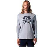 North sails Graphic Long Sleeve T-shirt Harmaa XS Mies