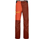 Ortovox - 3L Ortler Pants - Sadehousut XXL, punainen