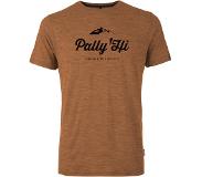 Pally'Hi - Classic Peak Logo - T-paidat S, ruskea
