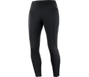 Salomon - Women's GORE-TEX Infinium Windstopper Tight - Hiihtohousut XL, musta