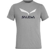 Salewa Solidlogo Dry Lyhythihainen Paita Miehet, harmaa XL 2023 Lyhythihaiset kiipeilypaidat
