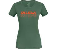 Salewa Sporty Graphic Dryton Short Sleeve T-shirt Vihreä DE 38 Nainen