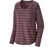 Patagonia - Women's L/S Cap Cool Trail Shirt - Tekninen paita S, violetti/ruskea