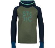 Stoic - Kid's Merino260 StadjanSt. Hoody - Merinovillahuppari 176, oliivinvihreä