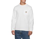 Carhartt WIP Pocket Pitkähihainen T-paita white Koko XL