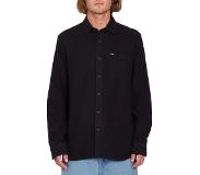 Volcom Caden Solid Long Sleeve Shirt Musta XL Mies