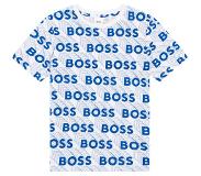 Hugo Boss Kids' slim-fit T-shirt with all-over logo print