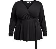 Vila Evoked Viborneo Long Sleeve T-shirt Musta 50 Nainen