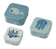 Done by Deer Eväsrasia 3-Pack Sea Friends, Blue