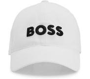 Hugo Boss Stretch-poplin cap with raised embroidered logos