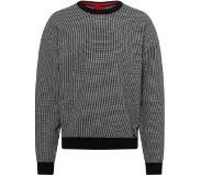 HUGO BOSS Organic-cotton sweater with logo detail