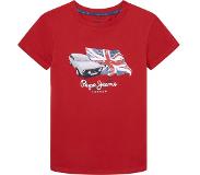 Pepe Jeans Troy Short Sleeve T-shirt Punainen 10 Years Poika