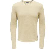 Only & Sons Panter Life 12 Struc Sweater Beige L Mies