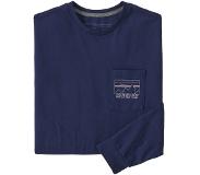 Patagonia 73 Skyline Pocket Responsibili Pitkähihainen T-paita sound blue Koko S