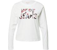 Pepe Jeans Luna Long Sleeve T-shirt Valkoinen XS Nainen