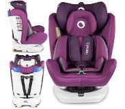 Lionelo turvaistuin Bastiaan ISOFIX-kiinnityksellä, 0-36 kg, liila