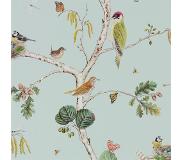 Sanderson Woodland Chorus Sky Blue/Multi - DWOW215706