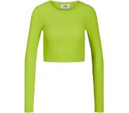 Jack & Jones Feline Rib Long Sleeve T-shirt Vihreä L Nainen