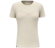 Salewa Pure Eagle Frame Dry Short Sleeve T-shirt Beige L Nainen