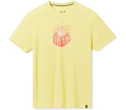 Smartwool Sun Graphic Slim Fit Short Sleeve T-shirt Keltainen S Mies