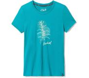 Smartwool Sage Plant Graphic Slim Fit Short Sleeve T-shirt Sininen XL Nainen