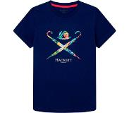 Hackett Floral Logo Long Sleeve T-shirt Sininen 3 Years Poika