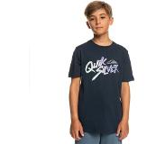 Quiksilver Signature Move Short Sleeve T-shirt Sininen 12 Years Poika