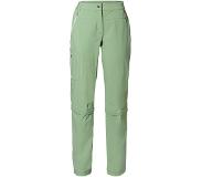 Vaude - Women's Farley Stretch Capri T-Zip Pants III - Zip-off housut 48 - Regular, vihreä