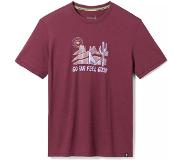Smartwool Moonlight Desert Graphic Slim Fit Short Sleeve T-shirt Punainen S Mies