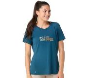 Smartwool Active Ultralite Go Far-feel Good Graphic Short Sleeve T-shirt Sininen XS Nainen