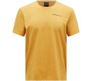 Peak Performance - Explore Logo Tee - Tekninen paita XXL, keltainen/oranssi
