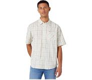 Wrangler 1pocket Half Placket Relaxed Fit Long Sleeve Shirt Beige 2XL Mies