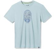 Smartwool Mountain Trail Graphic Slim Fit Short Sleeve T-shirt Sininen XL Mies