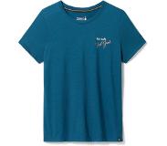 Smartwool Denver Skyline Graphic Slim Fit Short Sleeve T-shirt Sininen L Nainen