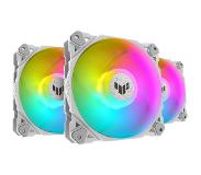 Asus TUF GAMING TF120 Valkoinen ARGB 3IN1 - Kotelotuuletin - 120 mm - Valkoinen, RGB-valolla - 29 DBA