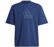 Adidas Fi Logo Short Sleeve T-shirt Sininen 11-12 Years Tyttö