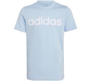 Adidas Lin Short Sleeve T-shirt Sininen 11-12 Years Tyttö
