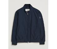 Woolrich Cruiser Eco Cotton Bomber Jacket Melton Blue