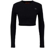 Alpha industries X-fit Rib Long Sleeve T-shirt Musta S Nainen