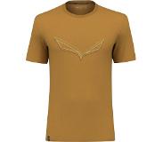 Salewa Pure Eagle Frame Dry Short Sleeve T-shirt Ruskea S Mies