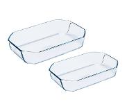 Pyrex Rekt. Glasform - 3,2L 2,6L 2set Inspiration
