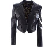 Dolce&Gabbana 741325 Leather Jacket Musta 40 Nainen
