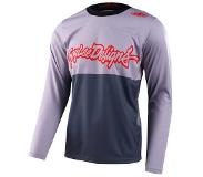 Troy Lee Designs Flowline Long Sleeve Enduro Jersey Harmaa M Mies