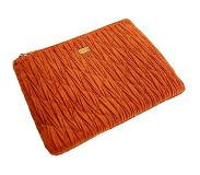 PIPOL BAZAAR Flat Makeup Pouch Quilted Pumpkin